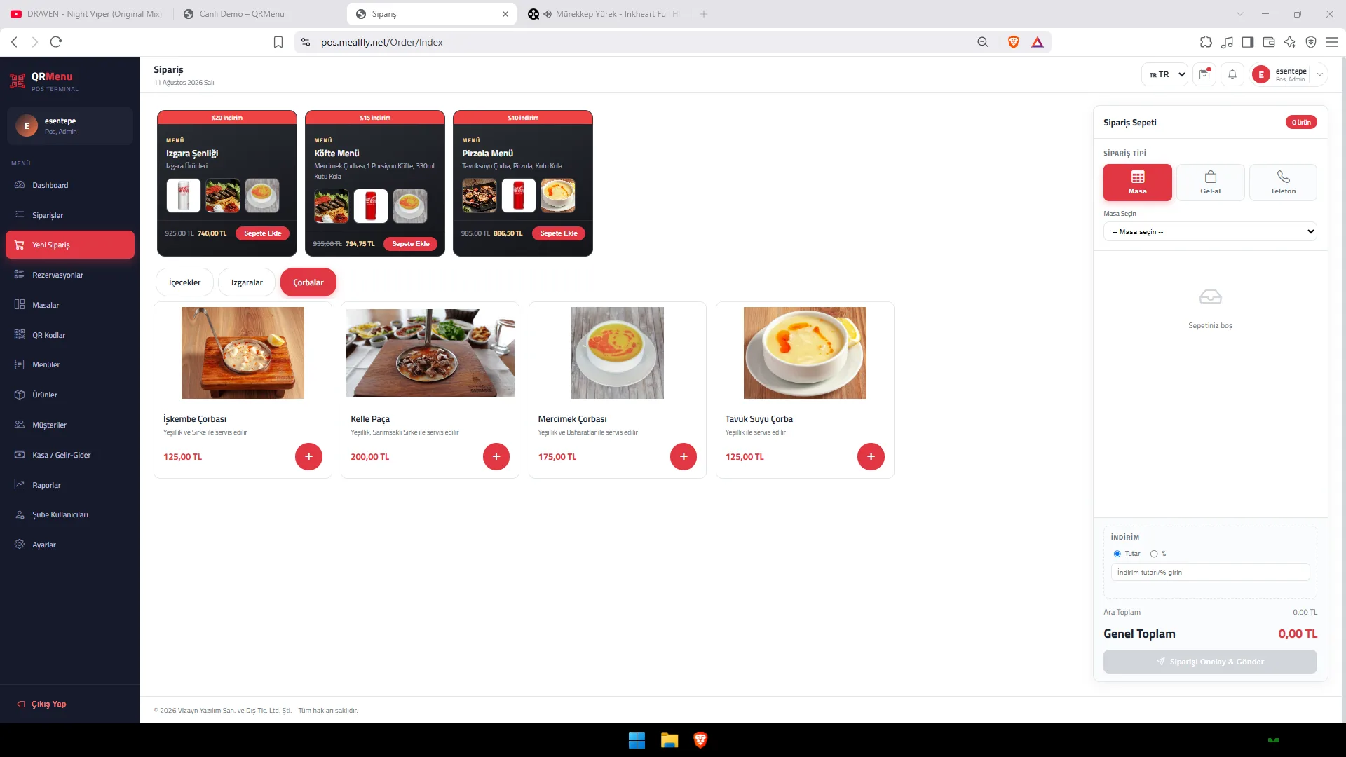 POS Ekranı